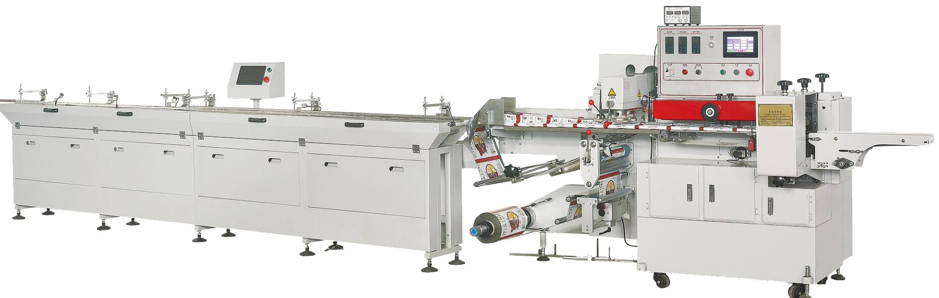 servo motor control feeder with packing line